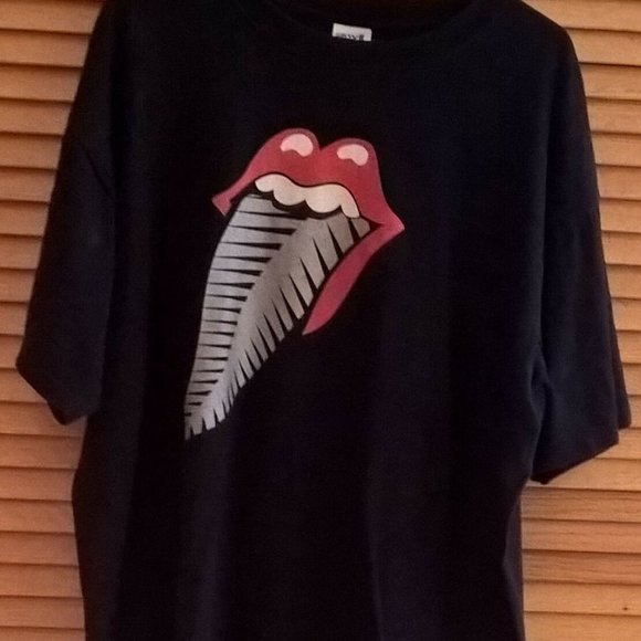 RARE 2006 ROLLING STONES Auckland CONCERT T SHIRT Mens XL Black - Picture 1 of 2